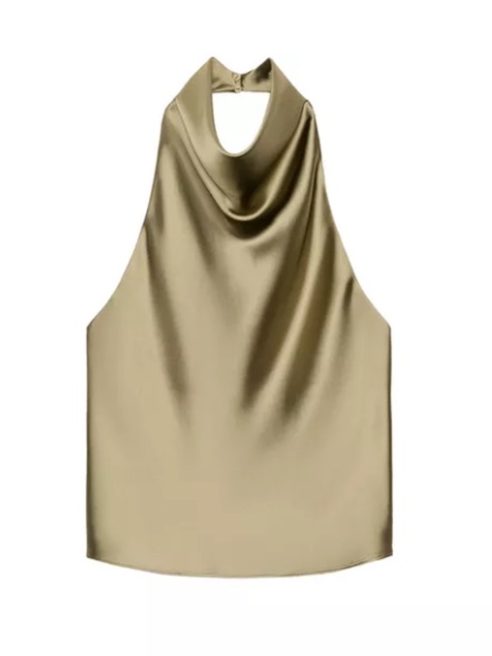 Zara Satin Effect Halter - size small - NWT